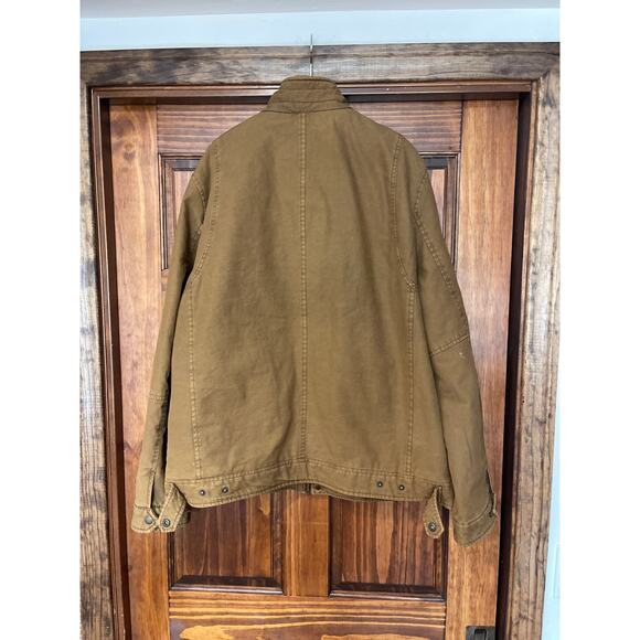 Levi’s Men’s Brown Cotton Twill Jacket with Quilted Insulated Liner Large - Picture 5 of 7